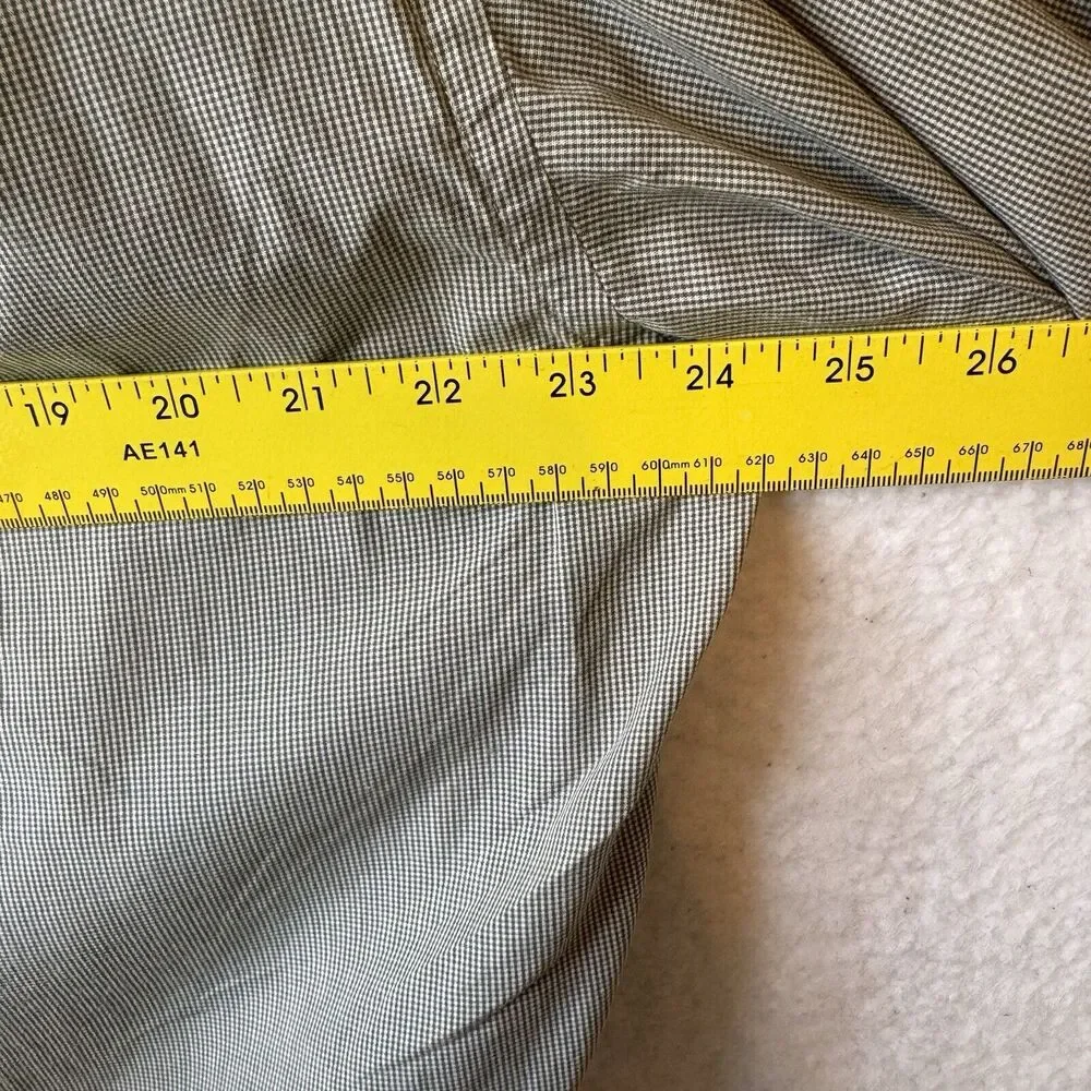 Banana Republic Shirt Mens Medium Gray‎ Button Front Regular Fit 100% Cotton